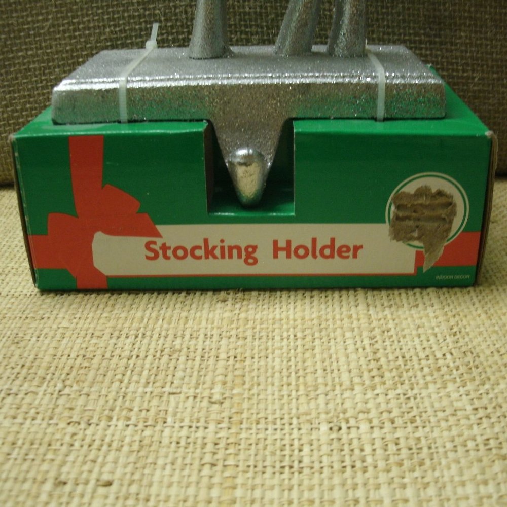 Holiday Silver Reindeer Stocking Holder - Picture 16 of 16